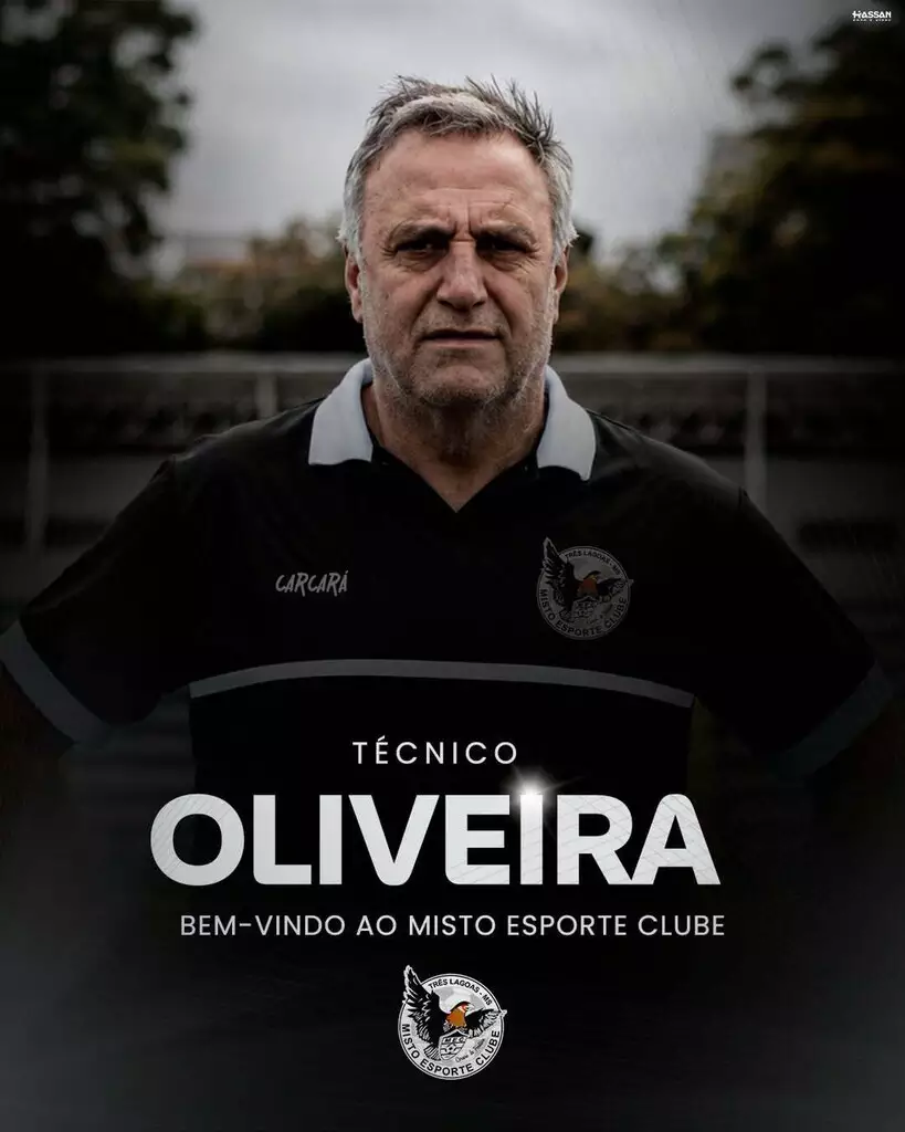 Misto contrata técnico José Oliveira para a Série B 2026